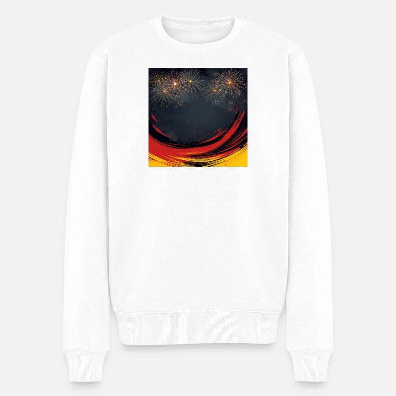 Célébration du Jour de l’Unité - Pull Premium bio Homme - blanc
