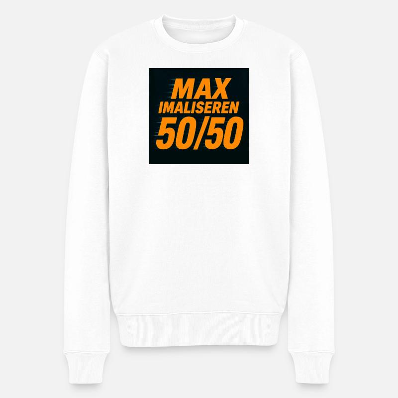 Maximiser 50/50 - Pull Premium bio Homme - blanc