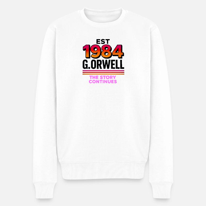 Est 1984 L’histoire continue Rétro - Pull Premium bio Homme - blanc