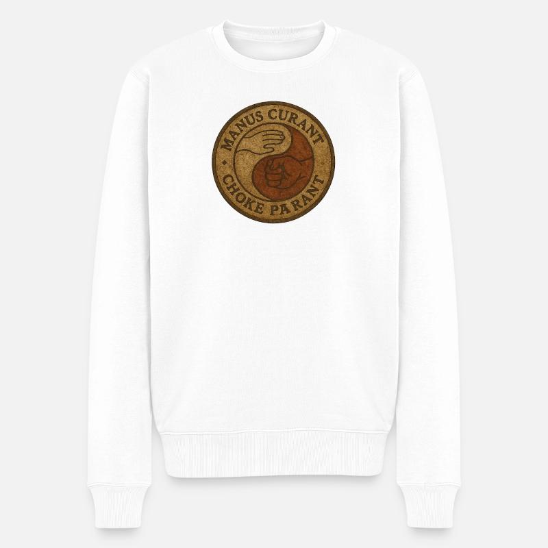 Main Guérisseuse - Pull Premium bio Homme - blanc