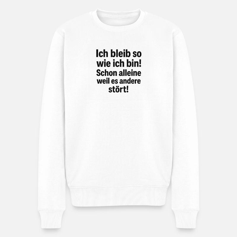 Reste comme je dis - Pull Premium bio Homme - blanc