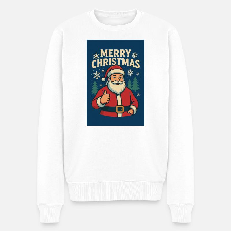 Happy Rainbow Designs - Pull Premium bio Homme - blanc