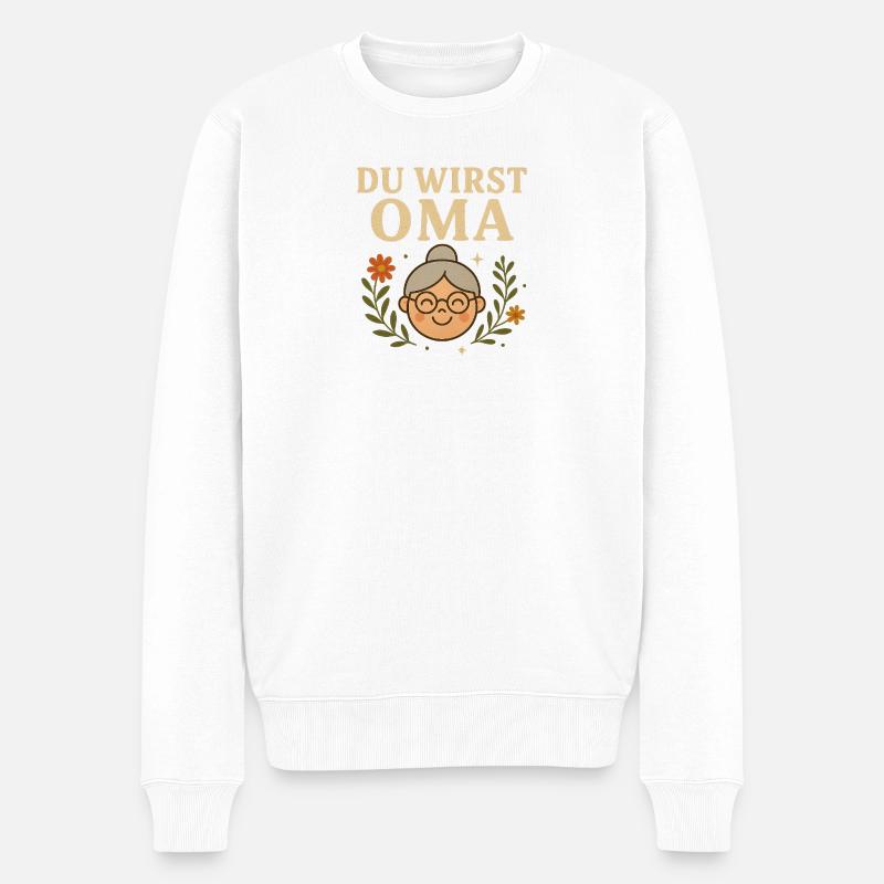 Tu seras grand-mère grand-mère humour - Pull Premium bio Homme - blanc