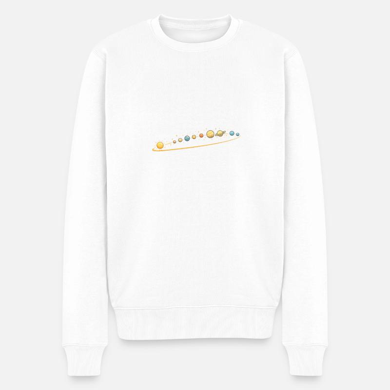 Système solaire - Pull Premium bio Homme - blanc