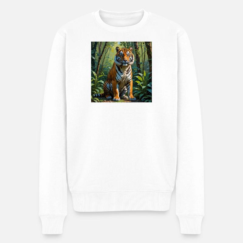Tigre - Pull Premium bio Homme - blanc