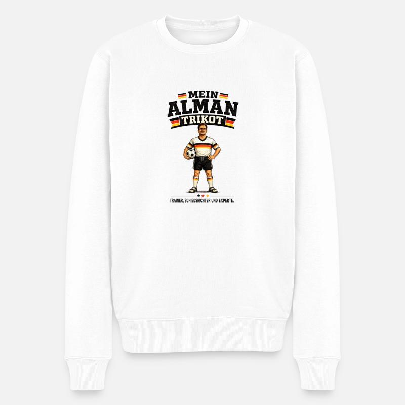 Alman Trikot - Männer Premium Bio Pullover - Weiß