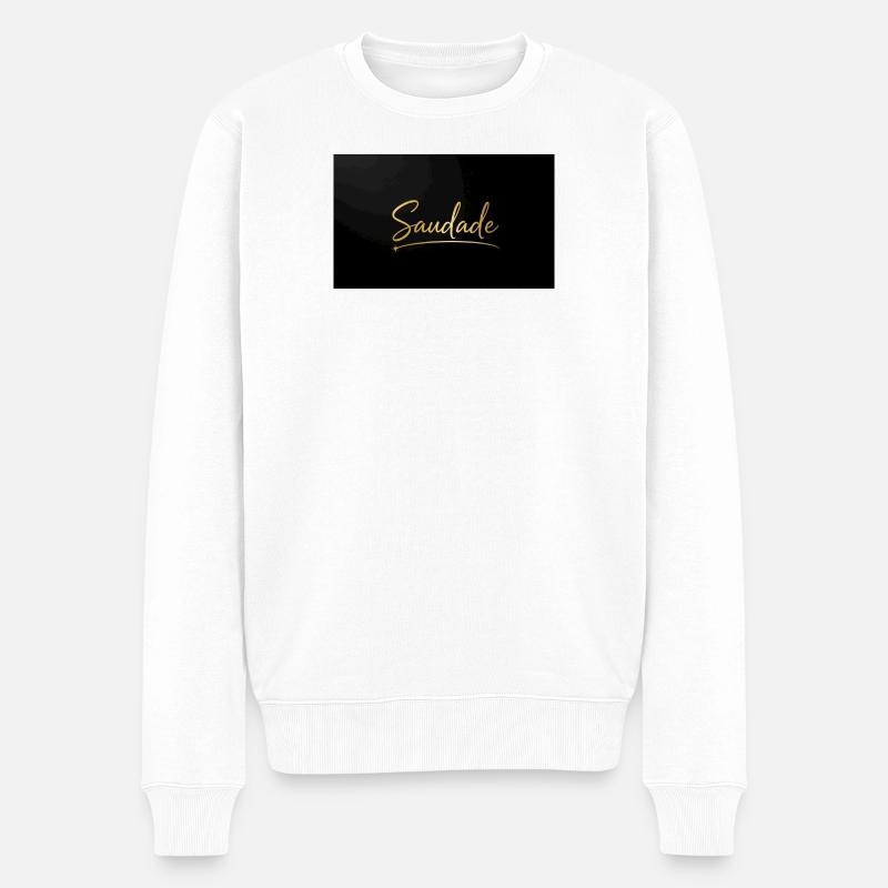 Saudade - Pull Premium bio Homme - blanc