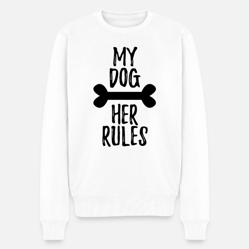 Chien chien chien chien - Pull Premium bio Homme - blanc