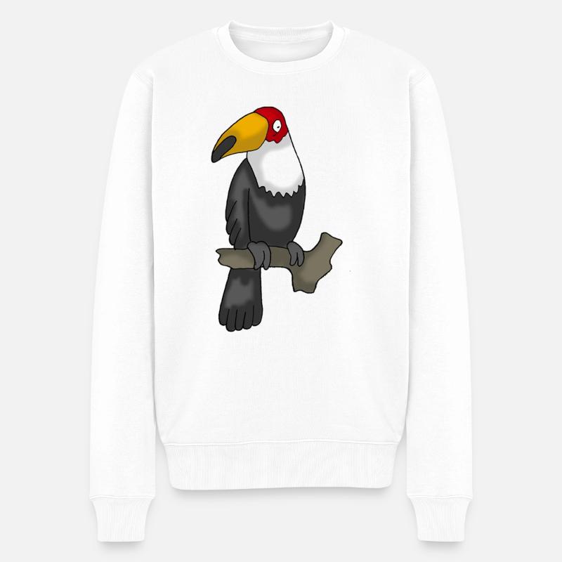 Cacatoès - Pull Premium bio Homme - blanc