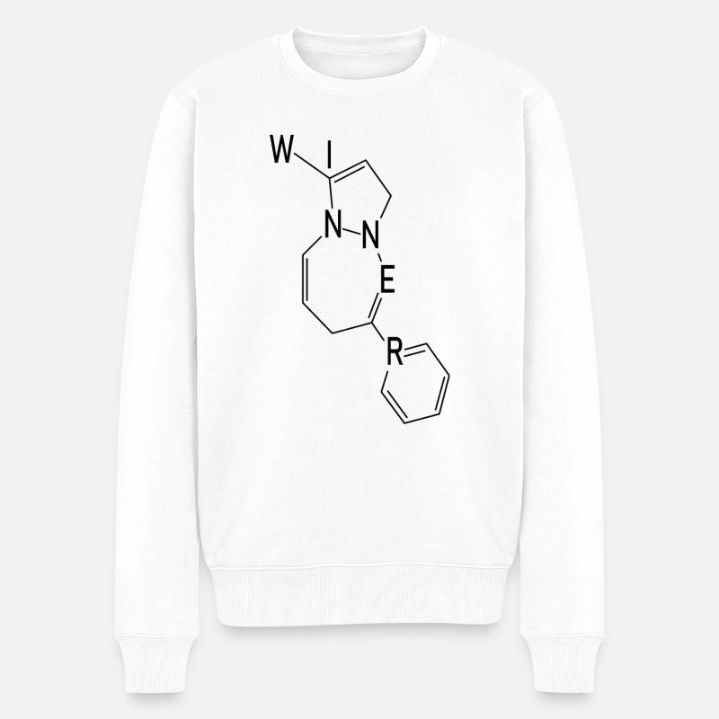 Was für ein Gewinner! - Männer Premium Bio Pullover - Weiß