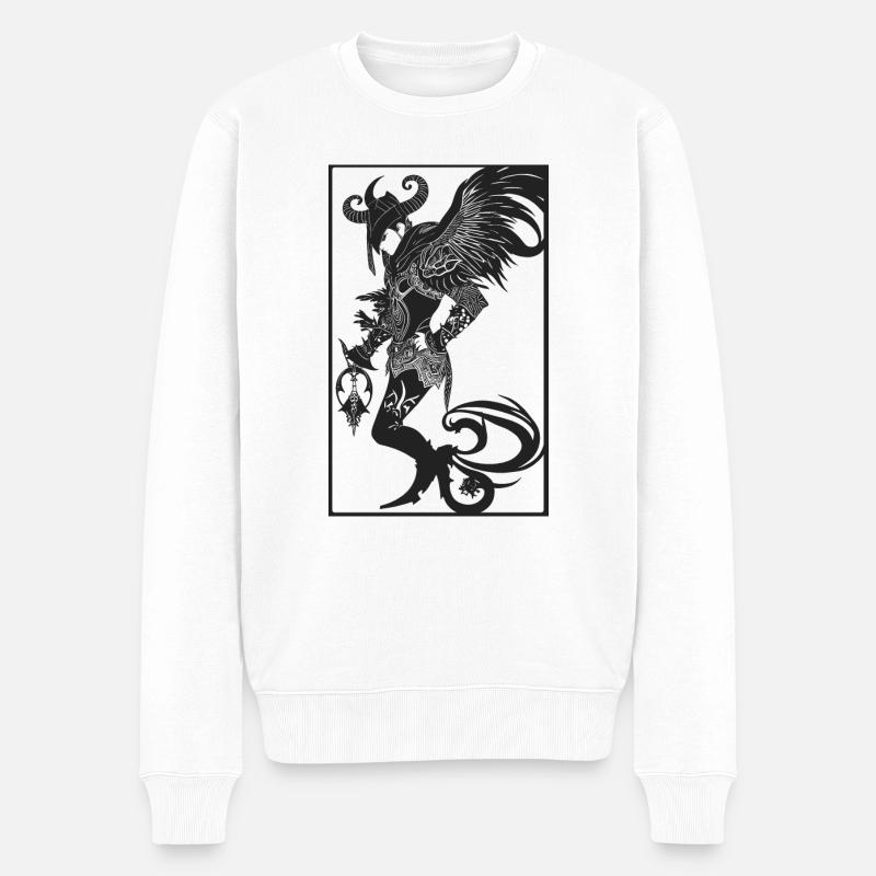 Ange noir - Pull Premium bio Homme - blanc