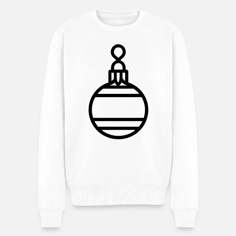 Boule de Noël - Pull Premium bio Homme - blanc