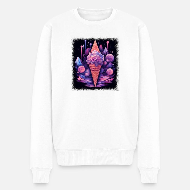 Langage de programmation Gift Computer - Pull Premium bio Homme - blanc