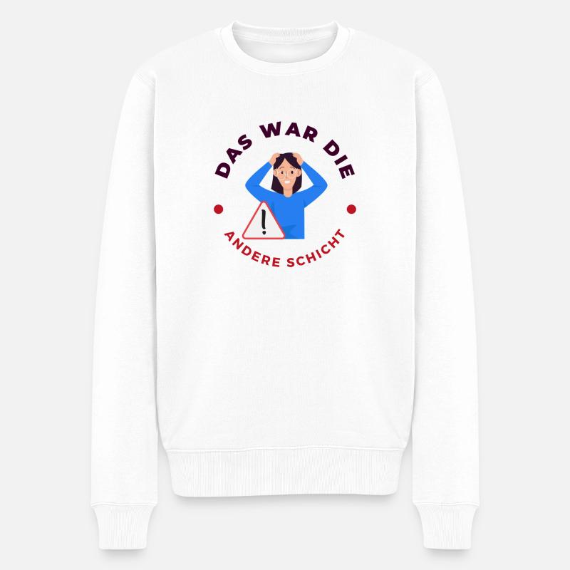 Firma Streit - Männer Premium Bio Pullover - Weiß