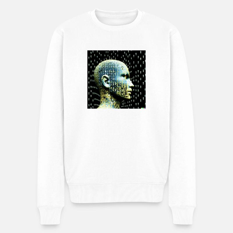 Intelligence artificielle - Pull Premium bio Homme - blanc