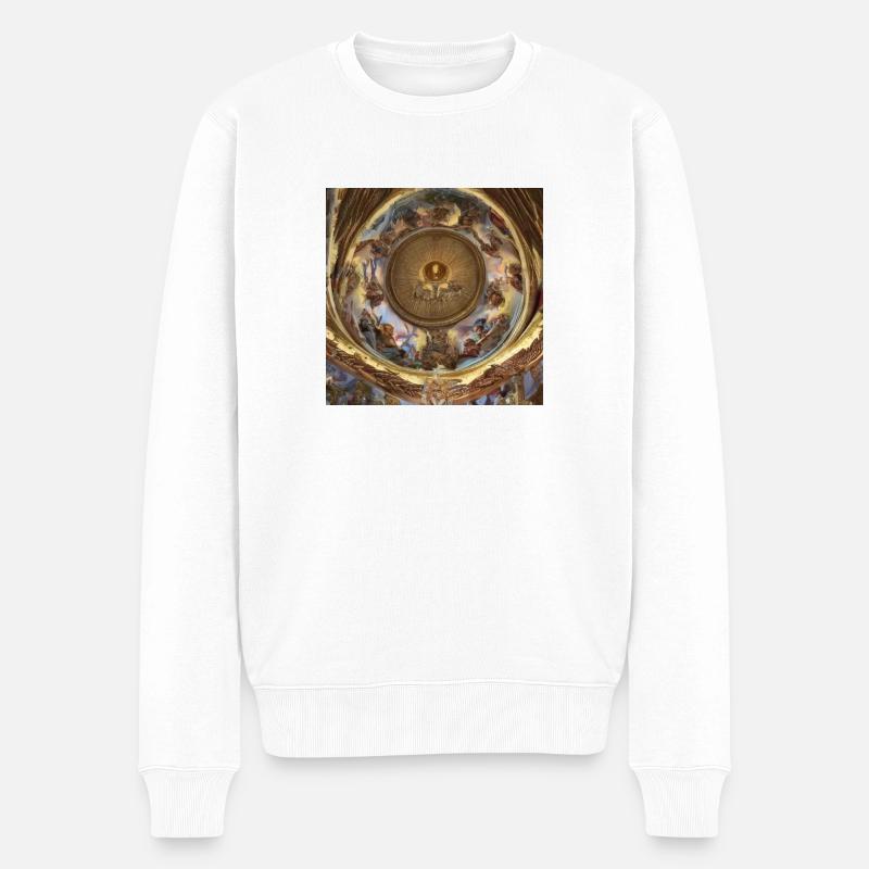 AI Art 1684479277586 - Männer Premium Bio Pullover - Weiß