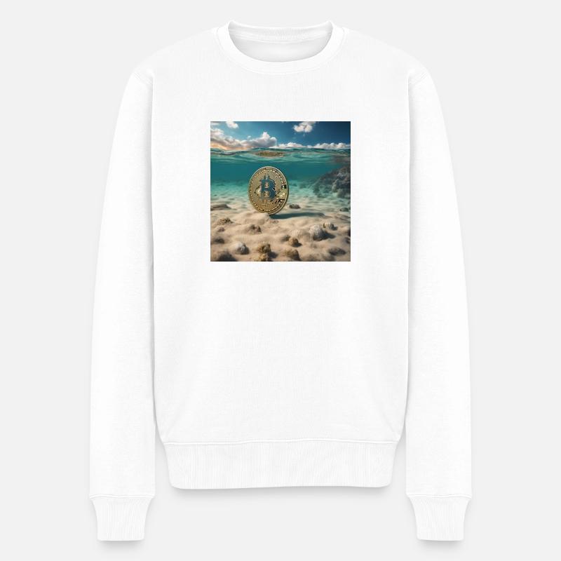 IMG 3768 - Männer Premium Bio Pullover - Weiß