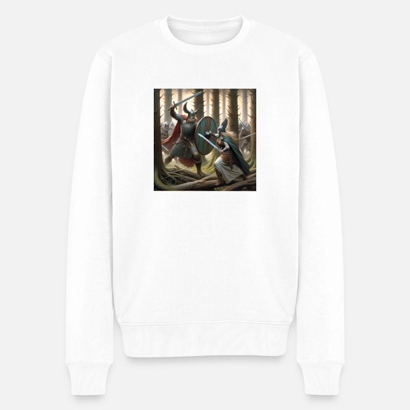 Aide pour Odin - Pull Premium bio Homme - blanc