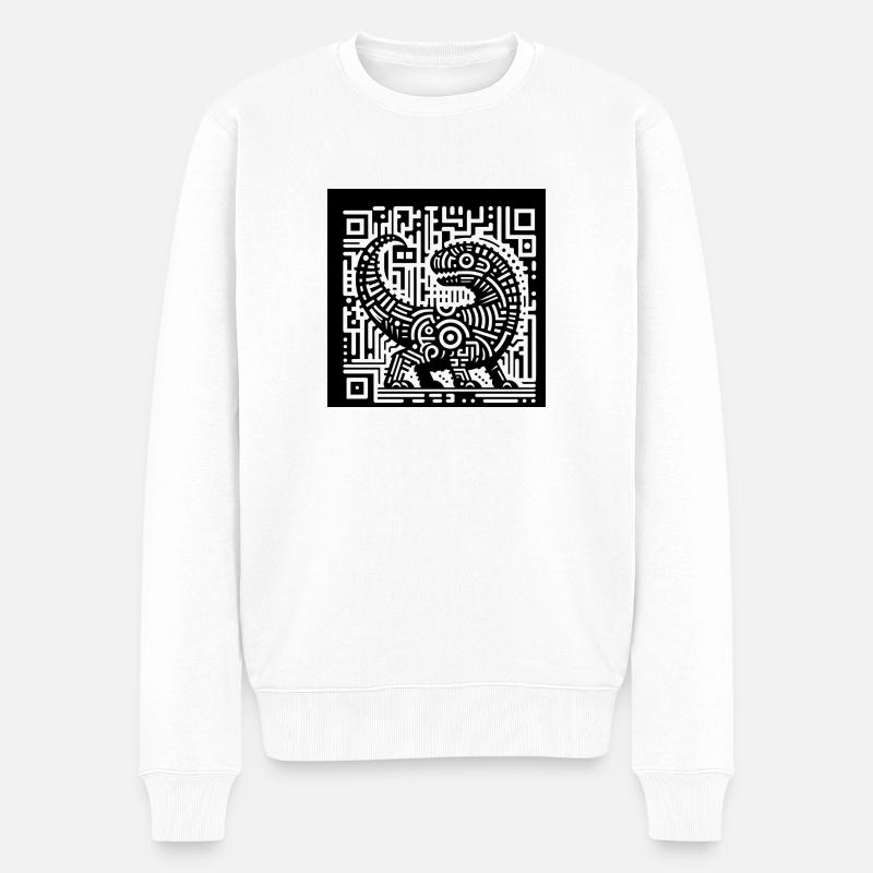 group1 29 - Männer Premium Bio Pullover - Weiß