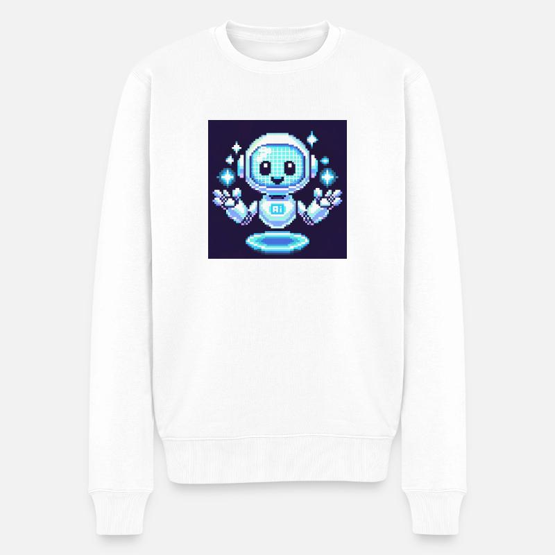 KI8 - Pull Premium bio Homme - blanc