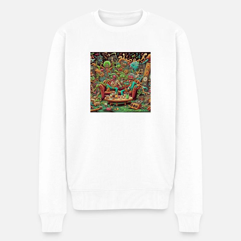 Qu’est-ce que c’est ? - Pull Premium bio Homme - blanc