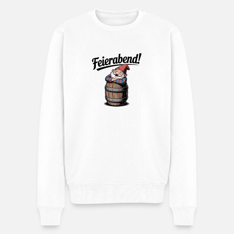 Arrêt du tabac - Pull Premium bio Homme - blanc