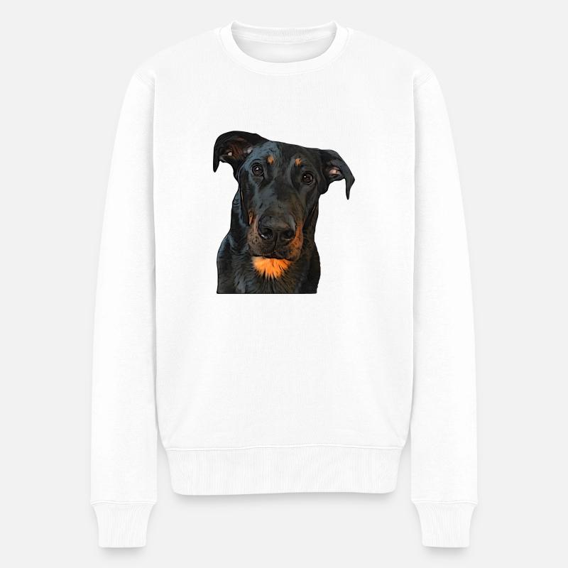 Regard du Beauceron - Pull Premium bio Homme - blanc