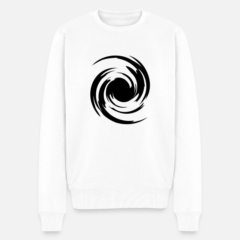 big_swirl - Pull Premium bio Homme - blanc