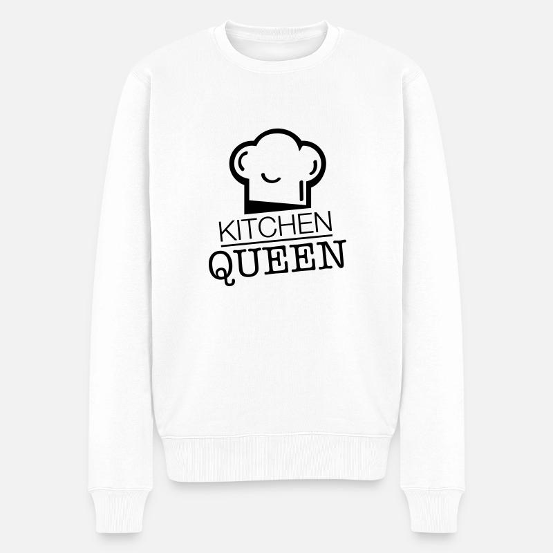 kitchen_queen_rp1 - Pull Premium bio Homme - blanc