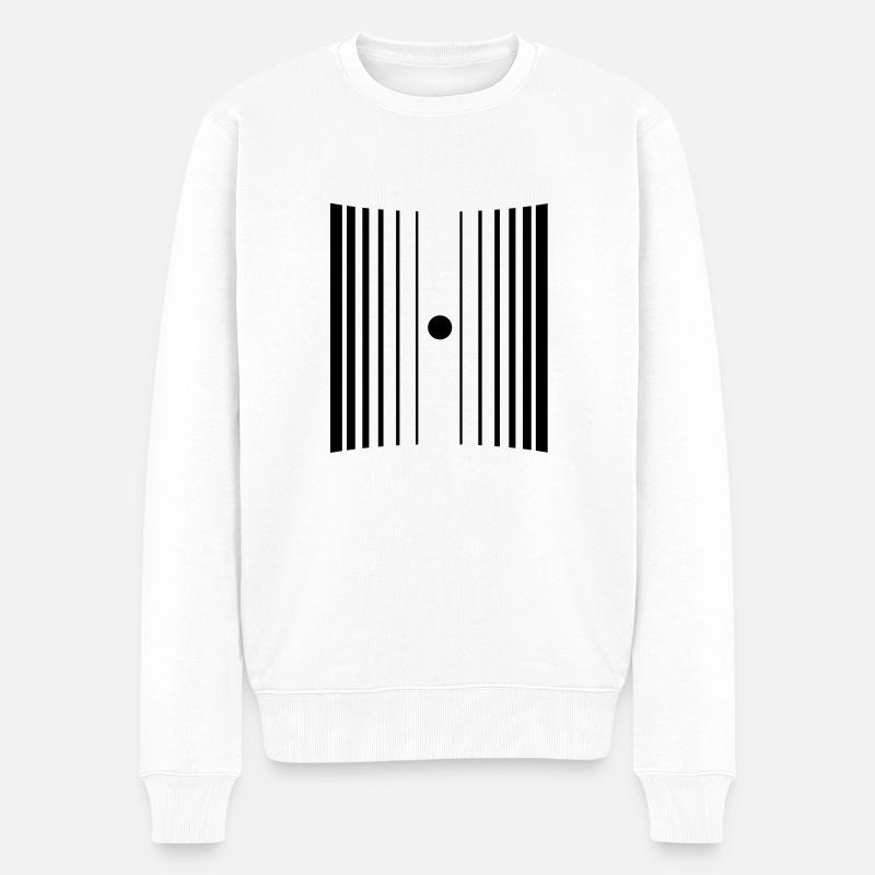 effet Doppler - Pull Premium bio Homme - blanc