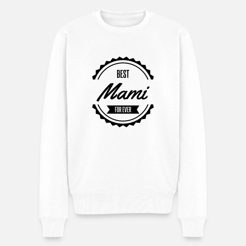 best mami - Pull Premium bio Homme - blanc
