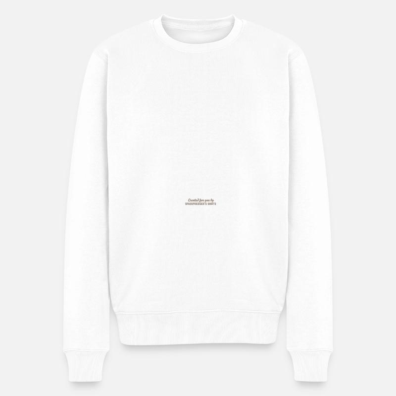 Sestriere https://ski-t-shirts.myspreadshop.de - Männer Premium Bio Pullover - Weiß
