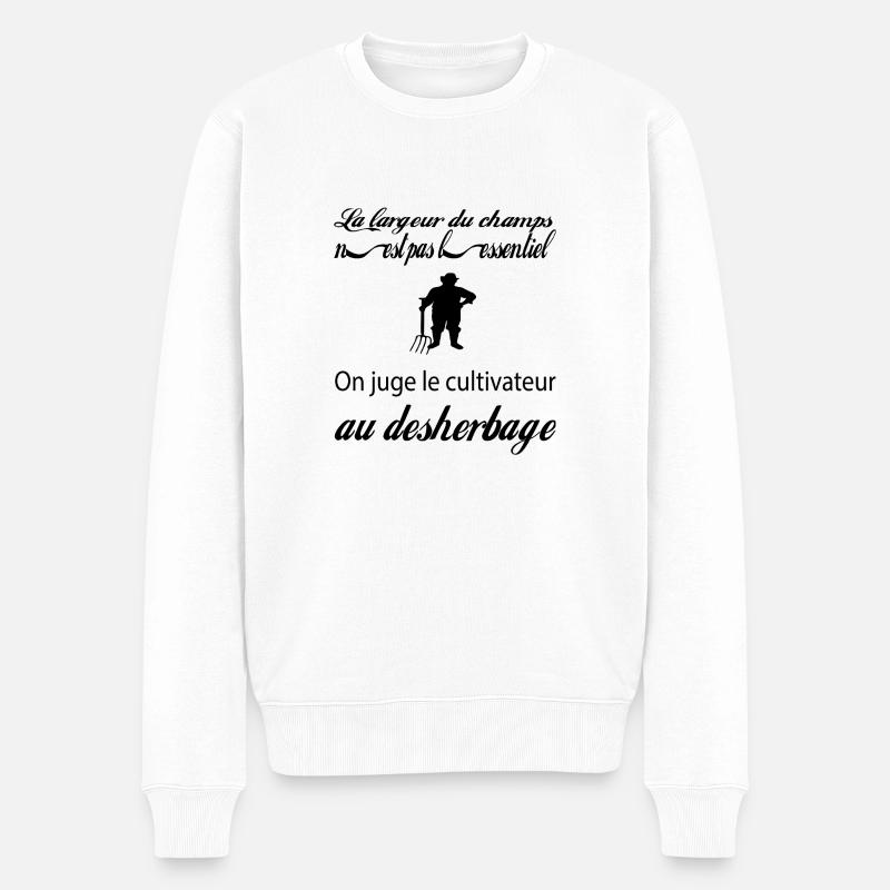 citation mahoraise - Pull Premium bio Homme - blanc