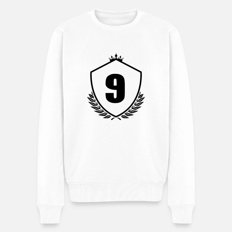 Armoiries 9 - Pull Premium bio Homme - blanc