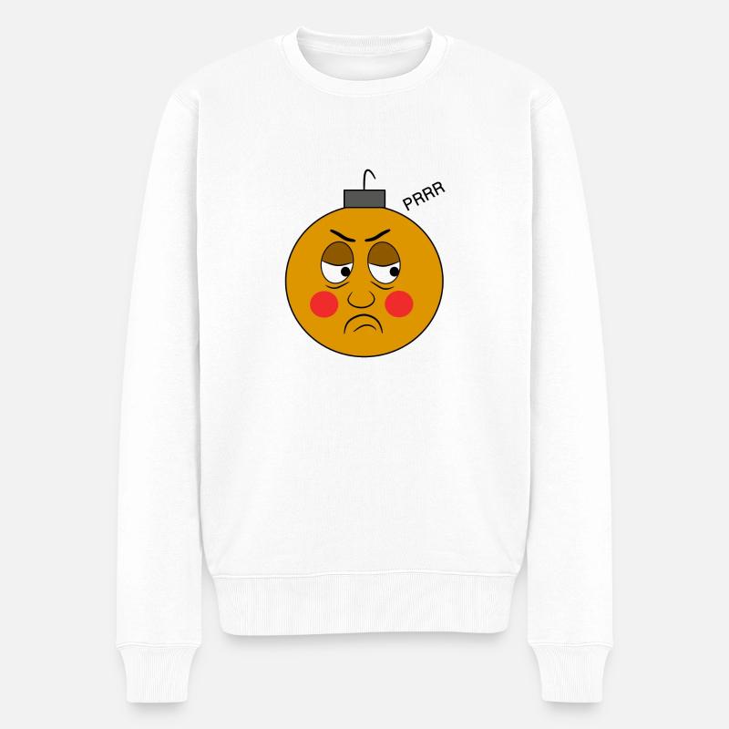 Stick Ball - Männer Premium Bio Pullover - Weiß