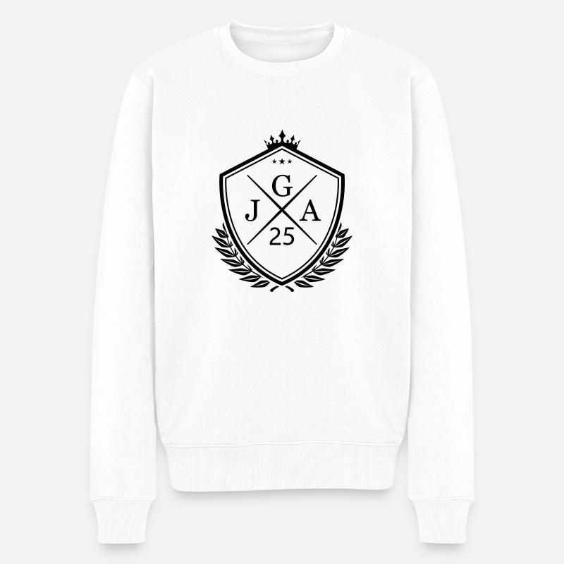 JGA 25 - Pull Premium bio Homme - blanc