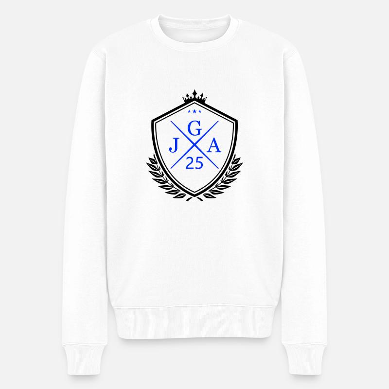 JGA 25 - Pull Premium bio Homme - blanc