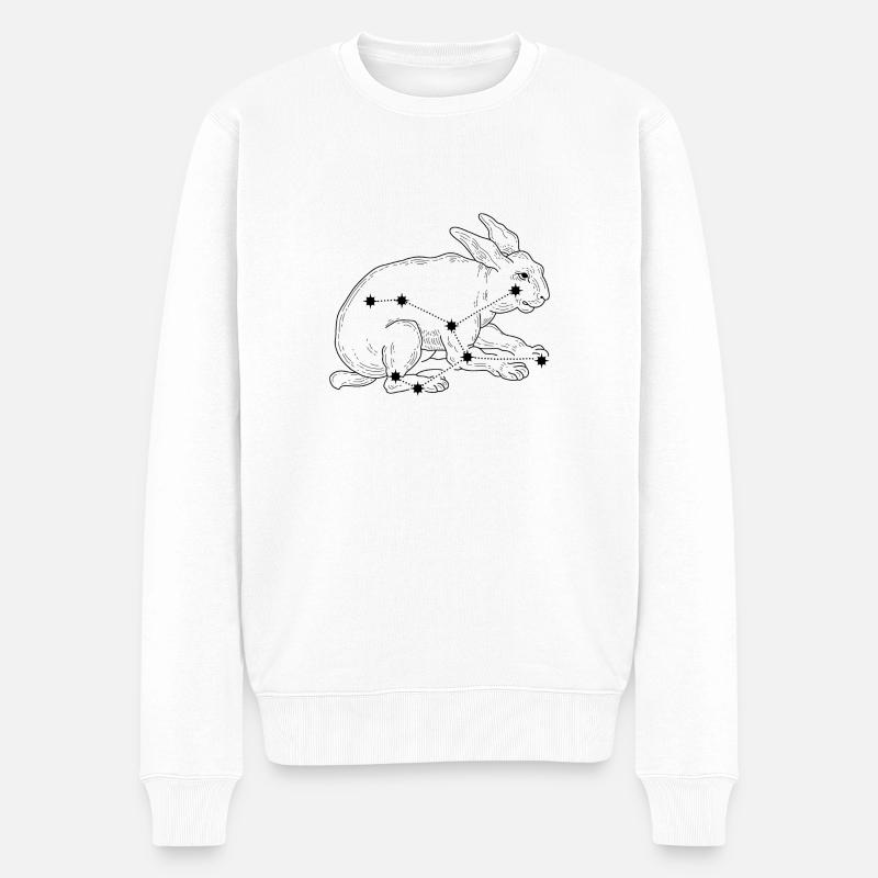 Constellation - Pull Premium bio Homme - blanc