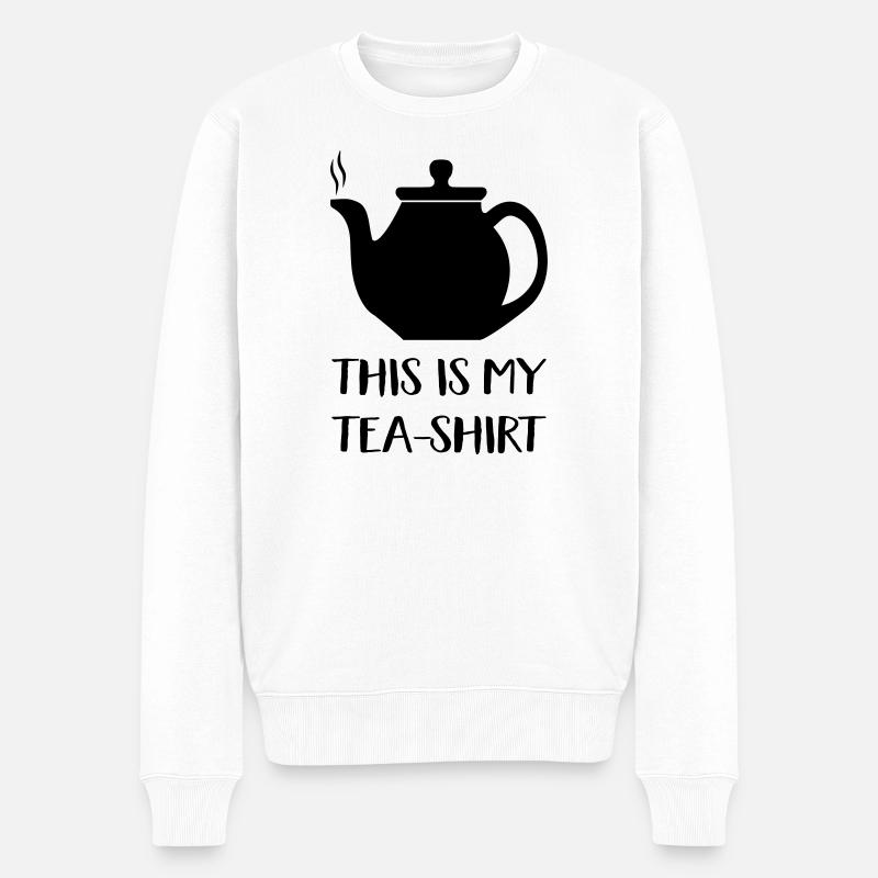 tea shirt - Pull Premium bio Homme - blanc