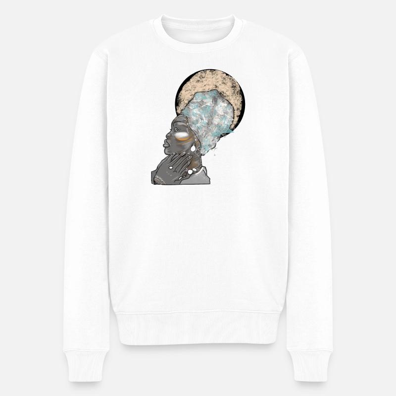 Femmes africaines - Pull Premium bio Homme - blanc