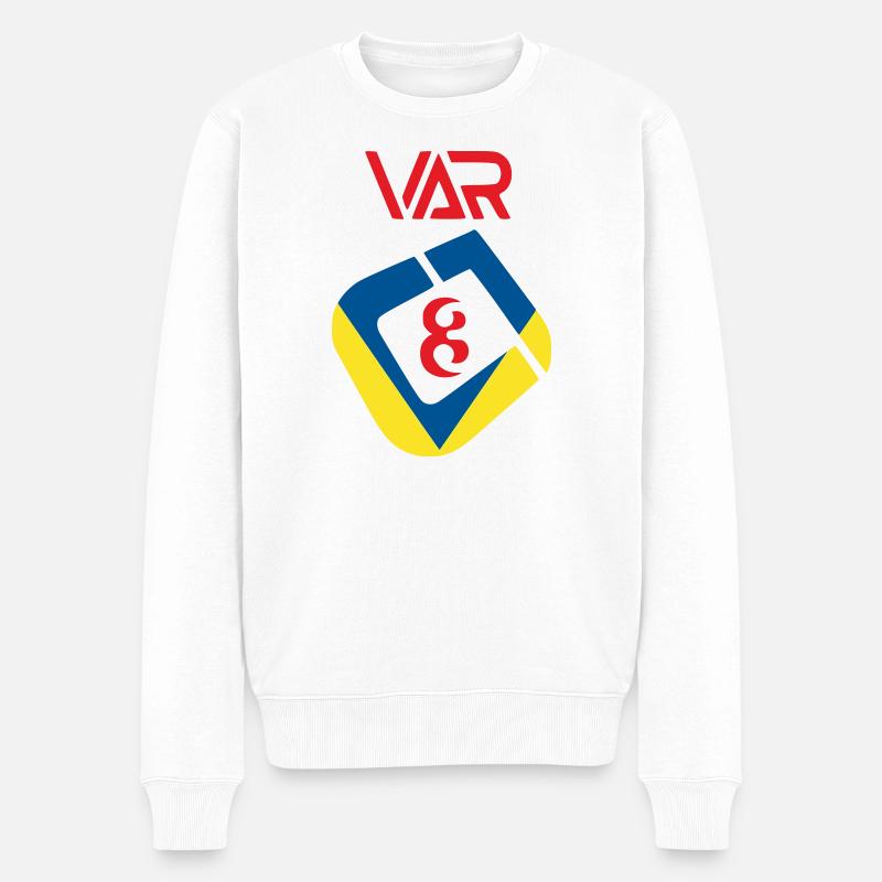 Var - Männer Premium Bio Pullover - Weiß