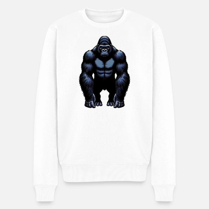 Gorille - Pull Premium bio Homme - blanc