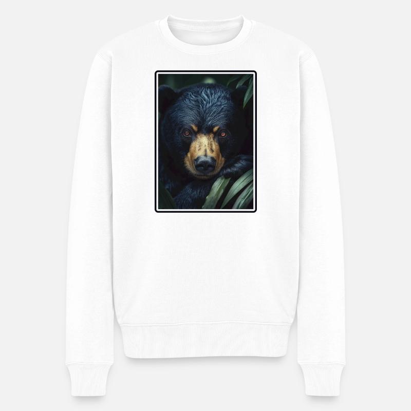 Ours du Soleil Ours Malais - Pull Premium bio Homme - blanc