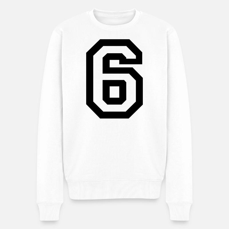 67 Minimalistisches Trenddesign - Männer Premium Bio Pullover - Weiß