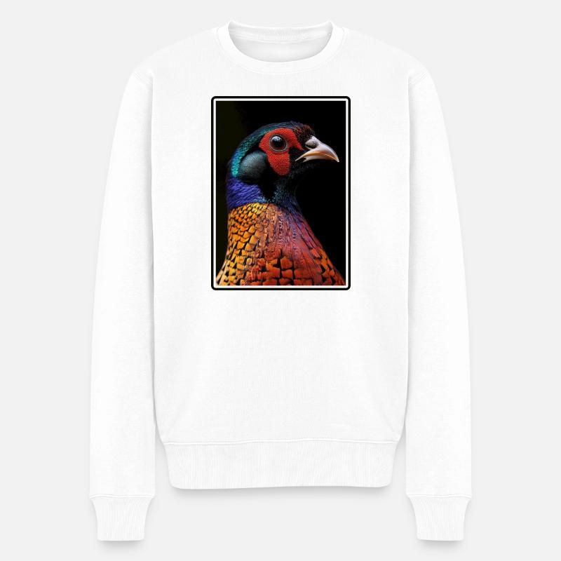 Faisans Faisan - Pull Premium bio Homme - blanc