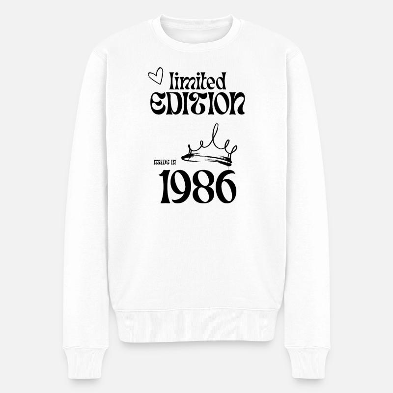 Cadeau d’anniversaire 1986 40 Épouse - Pull Premium bio Homme - blanc