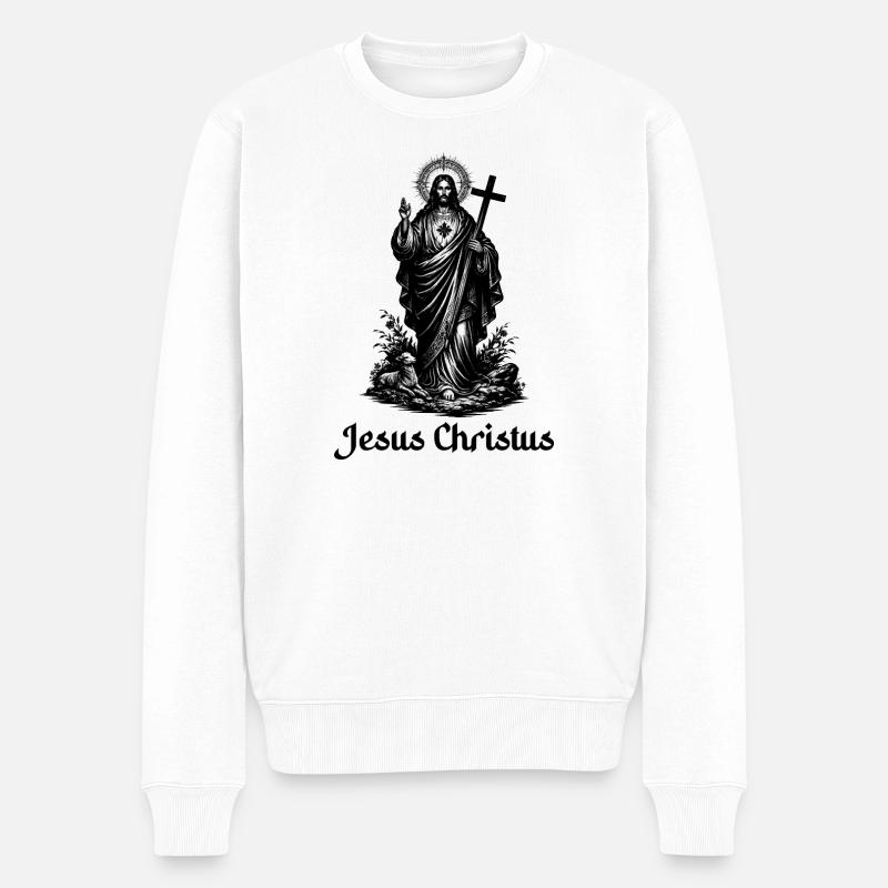 Mon Dieu - Pull Premium bio Homme - blanc