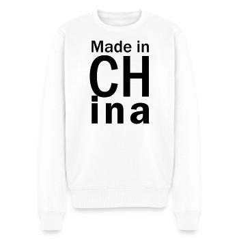 Fabriqué à CHina - Pull Premium bio Homme - blanc - Devant - Thijin (182cm)