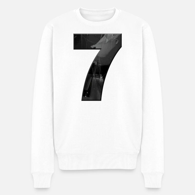 Tamis noirs gris avec échardes - Pull Premium bio Homme - blanc
