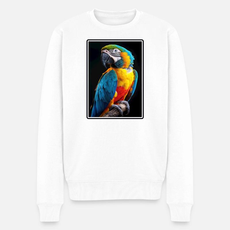 Aras Ara - Männer Premium Bio Pullover - Weiß
